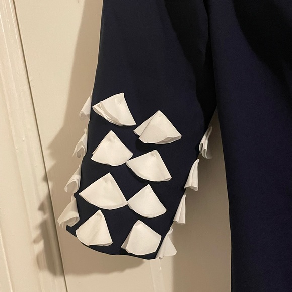 Lin Tang navy dress, size 10 - Picture 3 of 3